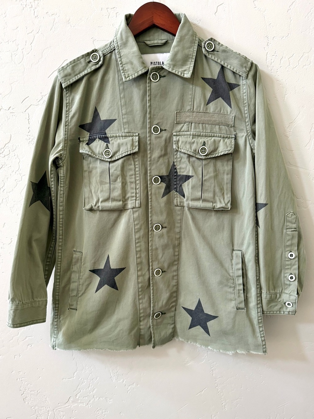 Pistola Womens Camilo Utility Jacket Royal Honor Size XS Distressed Streetwear - Picture 2 of 11